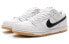 Nike Dunk SB Low pro iso "white gum" 经典外观与现代流行结合 防滑轻便 低帮 板鞋 男女同款 白黑 / Кроссовки Nike Dunk SB CD2563-101
