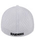 Фото #2 товара Men's White Las Vegas Raiders Breakers 39THIRTY Flex Hat