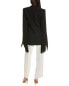 Фото #2 товара Michael Kors Collection Fringe Sleeve Jacket Women's Black 4