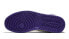 Фото #7 товара Кроссовки Nike Air Jordan 1 Retro High Court Purple серые (Фиолетовый, Черный)