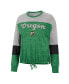 Фото #3 товара Women's Green Oregon Ducks Joanna Tie Front Long Sleeve T-shirt