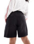 COLLUSION X002 Plus dad shorts in washed black Черный, EU 56 L34 - фото #3