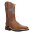 Фото #2 товара Roper America Rules Patriotic Square Toe Cowboy Mens Brown Casual Boots 09-020-