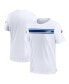 Фото #1 товара Men's White Seattle Seahawks Throwback Sideline Coaches Performance T-shirt