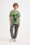 Erkek Çocuk T-shirt B7218a8/gn973 Green