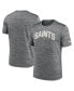 Men's Gray New Orleans Saints Velocity Athletic Stack Performance T-shirt