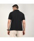 ფოტო #3 პროდუქტის Men's Charcoal Black Self-Design Striped Shirt