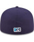 Фото #5 товара Men's Navy Everett AquaSox Authentic Collection 59FIFTY Fitted Hat