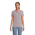 ფოტო #9 პროდუქტის Women's Mesh Cotton Short Sleeve Polo Shirt