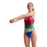 SPEEDO Placement Digital Turnback Swimsuit