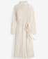 ფოტო #5 პროდუქტის Women's Cashmere Cable-Knit Mock Neck Midi Dress, Created for Macy's