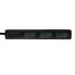 LogiLink LPS229B - 1.5 m - 3 AC outlet(s) - Indoor - Type C - IP20 - Black