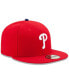 Фото #2 товара Men's Philadelphia Phillies Game Authentic Collection On-Field 59FIFTY Fitted Hat