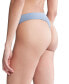 Фото #2 товара Women's Bonded Flex Mid-Rise Thong Underwear QD3958