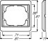 Фото #3 товара BUSCH JAEGER 1754-0-3740 - Ivory - Busch-Jaeger - 81 mm - 81 mm - 1.1 cm - 1 pc(s)