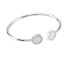 Solid steel bracelet with Round Harmony crystals JUBB01165JWRH