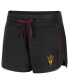 ფოტო #3 პროდუქტის Women's Heathered Black Arizona State Sun Devils Lil Sebastian Shorts