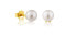 Фото #1 товара Gold earrings with real pearl 1000101200