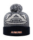 Фото #1 товара Big Boys Navy Auburn Tigers Line Up Cuffed Knit Hat with Pom