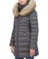 ფოტო #3 პროდუქტის Women's Faux-Fur-Trim Hooded Puffer Coat