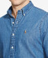 Фото #10 товара Men's Classic-Fit Denim Shirt