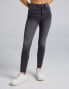 Фото #2 товара Bershka high waist skinny jean in grey