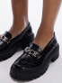 Фото #2 товара Topshop Lacey chunky loafer in black