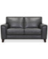 Фото #2 товара Brayna 65" Classic Leather Loveseat, Created for Macy's