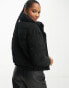 Фото #2 товара Brave Soul Petite cord puffer jacket in black