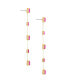 18K Gold Plated Brass Iconic Linear Earrings