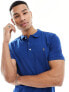 Farah Blanes short sleeve polo shirt in blue