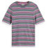 ფოტო #1 პროდუქტის SCOTCH & SODA Textured Slim Fit short sleeve T-shirt