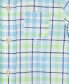 Baby Boys Plaid Button Front Shirt and Pants Set