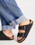 Birkenstock Arizona flat sandals in vegan black Черный, 41 - фото #3