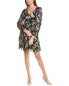 Фото #1 товара Taylor Grey & Black Leopard Print Dress Women's 8