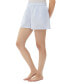 ფოტო #3 პროდუქტის Women's Solid Boxer Sleep Shorts