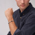 All Stacked Up Agate Steel Bracelet for Men JF04604040