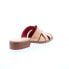 Фото #8 товара Bed Stu Mayra F392022 Womens Brown Leather Slip On Mule Flats Shoes