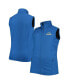 ფოტო #5 პროდუქტის Men's Royal Los Angeles Chargers Big and Tall Archer Softshell Full-Zip Vest