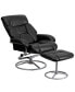 Фото #5 товара Contemporary Multi-Position Recliner & Ottoman With Metal Base