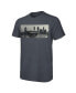 Фото #2 товара Men's Threads Gray Atlanta Falcons Sundays Skyline T-shirt
