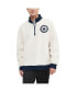 Men's White Dallas Cowboys Jordan Sherpa Quarter-Zip Jacket