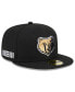 Фото #1 товара Men's Black Memphis Grizzlies 2023/24 City Edition Alternate 59FIFTY Fitted Hat