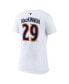 ფოტო #3 პროდუქტის Women's Nathan MacKinnon White Colorado Avalanche Special Edition 2.0 Name and Number V-Neck T-shirt