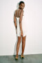 Фото #10 товара Короткое платье со сборками ZARA