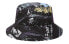 阿玛尼/EMPORIO ARMANI 赛车胶囊系列印花渔夫帽 男款 黑色 / Шляпа рыбака EMPORIO ARMANI 627146-2R505-00020