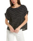 Фото #1 товара Luxe Always Striped Boxy Top Women's