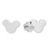 Stylish white gold earrings Mickey Mouse 231 001 00656 07