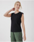 Фото #2 товара Women's Featherweight Slub Muscle Tee