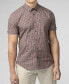 ფოტო #2 პროდუქტის Men's Mini Gingham Short Sleeve Shirt
